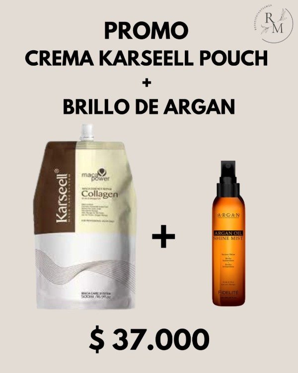 Producto - COMBO KARSEELL POUCH + BRILLO DE ARGAN