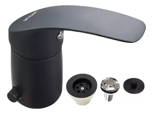 Producto - Monocomando Bide c/transf Vitra Negro Mozart