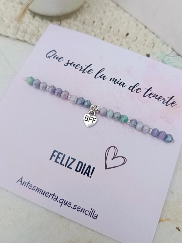 Producto - Pulseras cristal BFF
