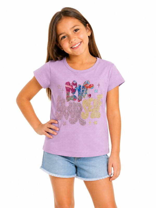 Producto - REMERAS ALGODÓN NIÑA CON ESTAMPA VARIADAS - 0