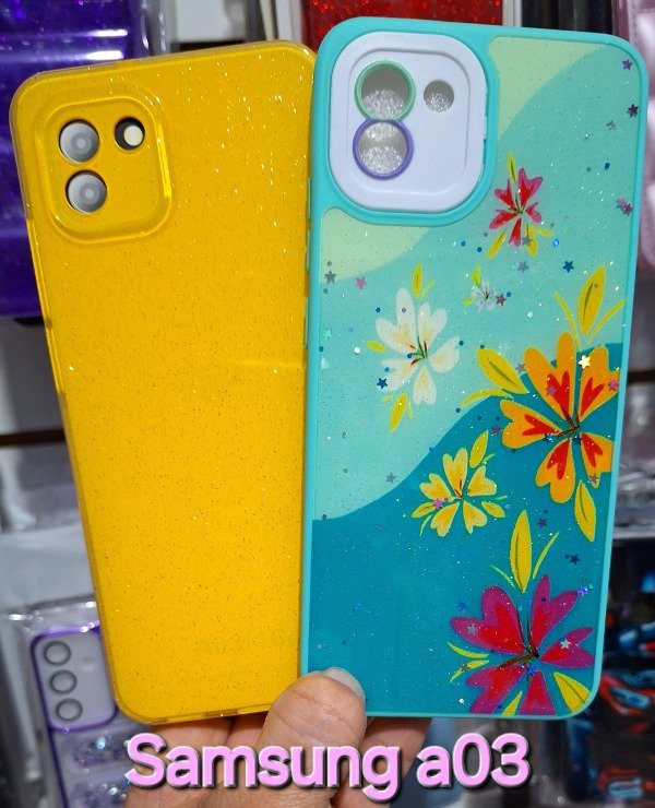 Producto - Fundas brillo epoxy. Samsung a03