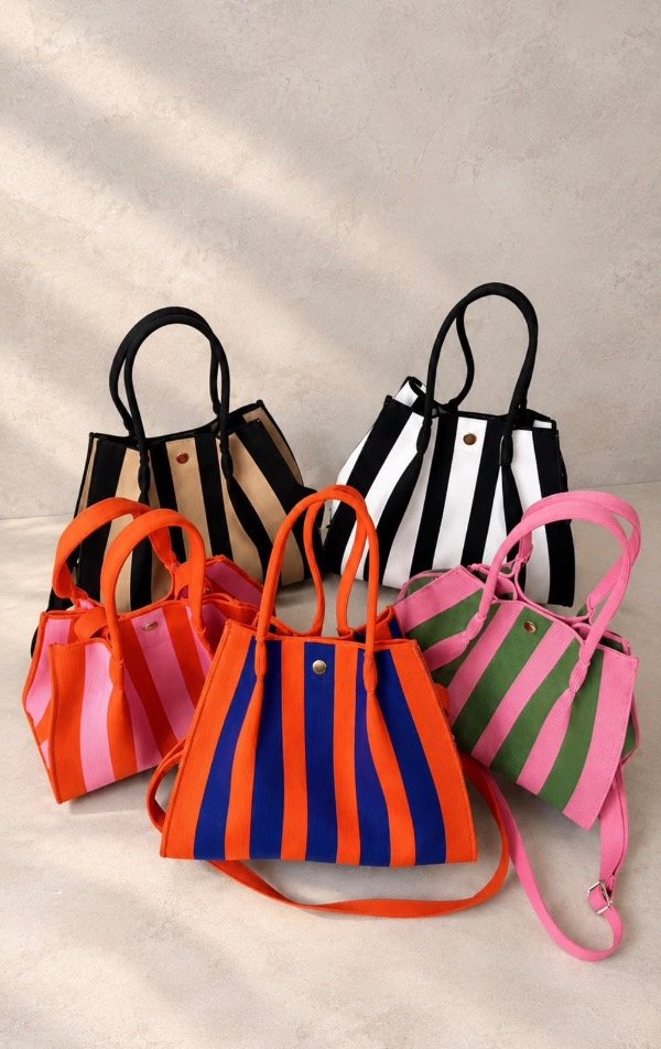 Producto - Cartera rayas (consultar colores) NO aplica 10 por ciento pago x transferencia - 3