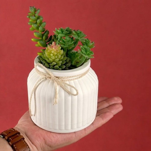 Producto - MOLDE MACETA FRASCO GRANDE CON TAPA