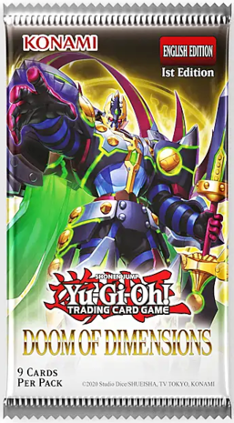 Producto - Booster Pack Yu-Gi-Oh Doom of Dimensions- Inglés