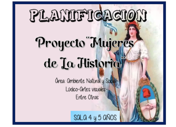 Producto - Proyecto Mujeres de la Historia