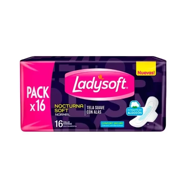 Producto - Lady Soft TF Nocturnas x 16 un