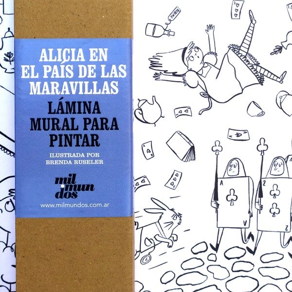 Producto - Lamina Mural  Alicia en El Pais