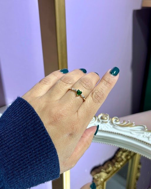 Producto - ANILLO CORAZON SLYTHERIN SILVER