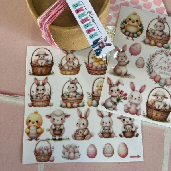 Producto - DTF UV  conejos vintage