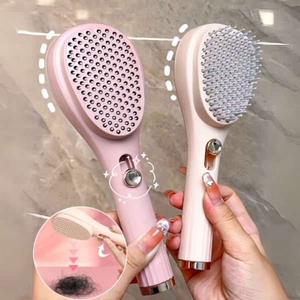 Producto - Cepillo Telescópico Autolimpiante Antifriz Para Cabello