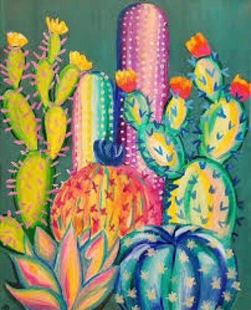 Producto - DIAMOND PAINTING 40X50 HI STONE PINTURA CACTUS