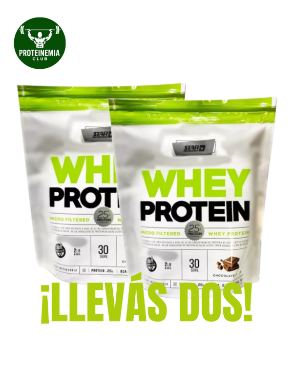 Producto - WHEY PROTEIN DOYPACK STAR NUTRITION DOS UNIDADES