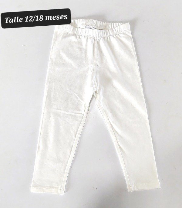 Producto - Calza HyM talle 12/18 meses blanca