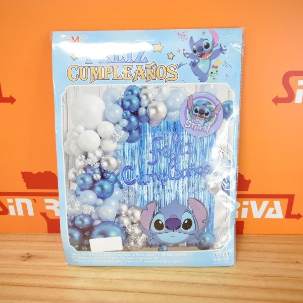 Producto - SET DE GLOBO DECO + CORTINA STITCH 309 10762