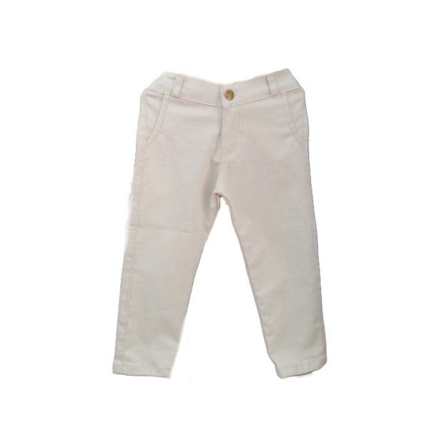 Producto - Pantalón de Gabardina con Bolsillos Corte Chino para Bebé