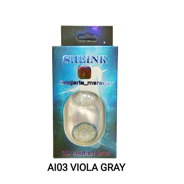 Producto - Lente contacto color AI05 VIOLA GRAY