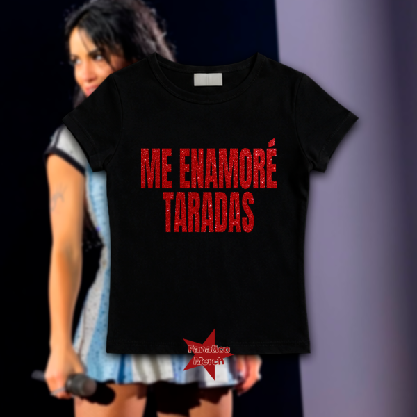 Baby Tee - me enamoré (glitter)
