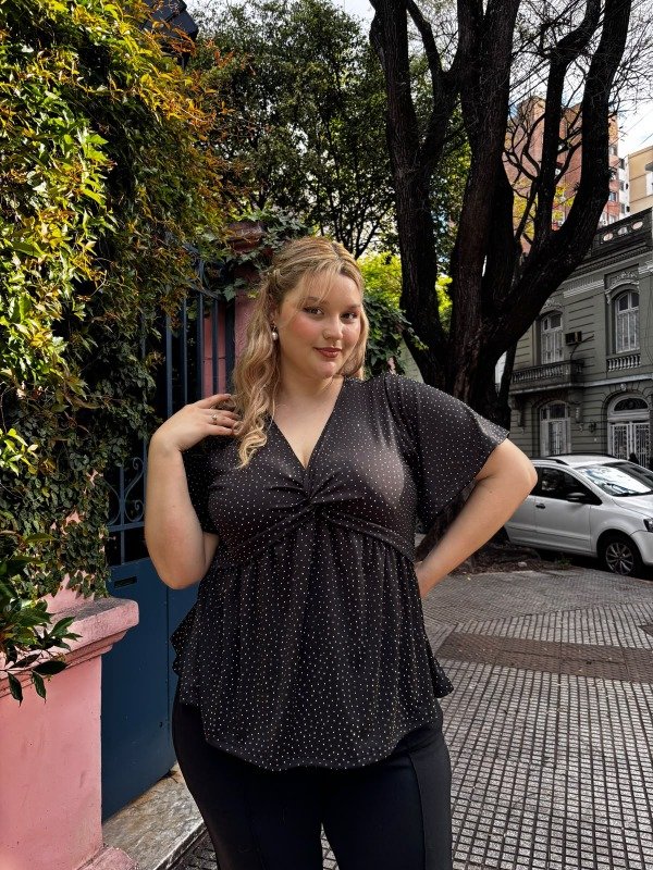 Producto - Blusa MICA - microfibra con strass - 4