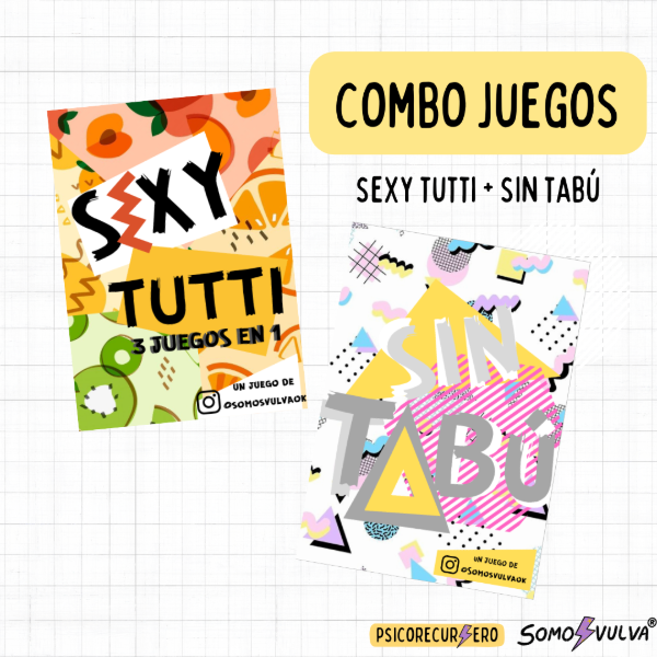 Producto - Combo! SIN TABÚ + SEXY TUTTI