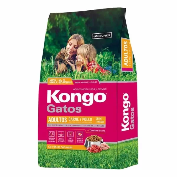 Producto - Kongo Gato Adulto Carne y Pollo