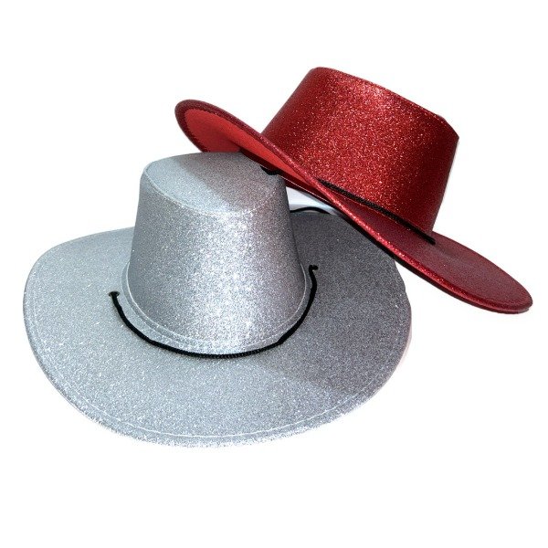 Producto - Sombreros Vaqueros Glitter Led x 6