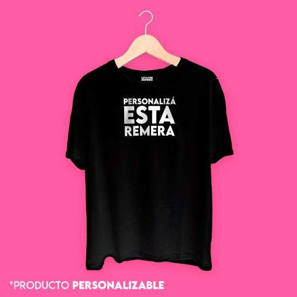 Producto - REMERA PERSONALIZABLE