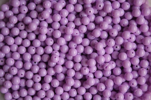 Producto - Perlas Plásticas Lila 6 mm