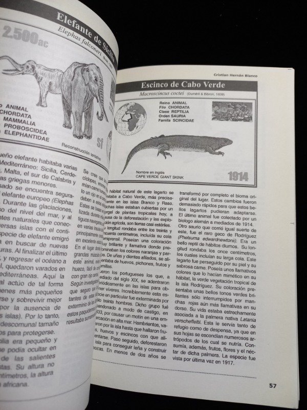 Producto - Biocidio: animales extintos por el hombre - Cristian H. Blanco - 5