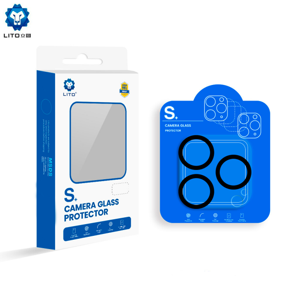 Producto - Vidrio Templado Protector Camara Trasera Iphone 12 Pro Max Full Cover Clear