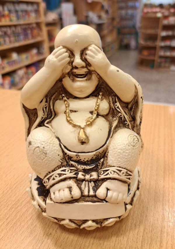 Producto - Buda Sabio sentado 13 cm no ve