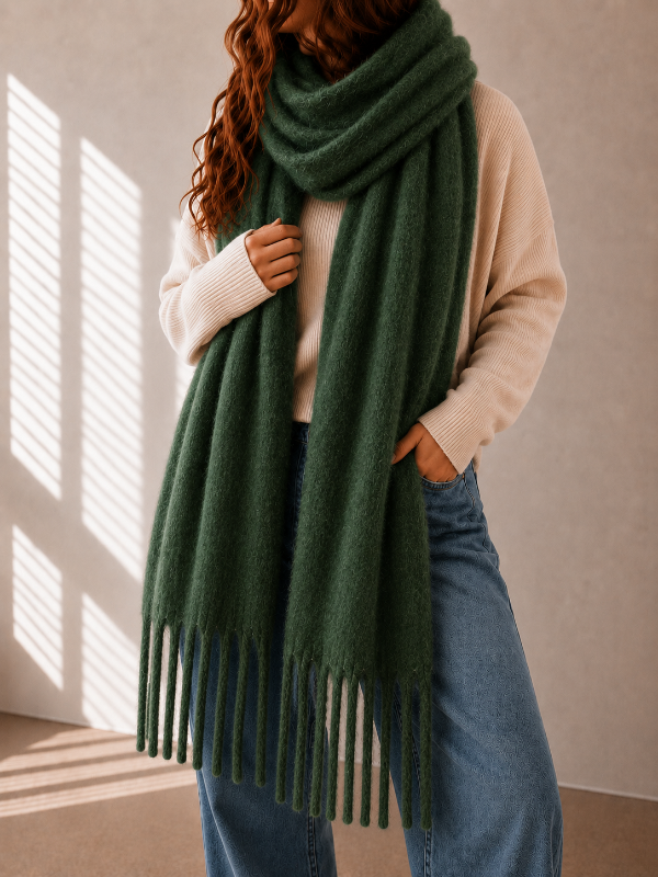 Producto - BUFANDON NUBE VERDE 3018