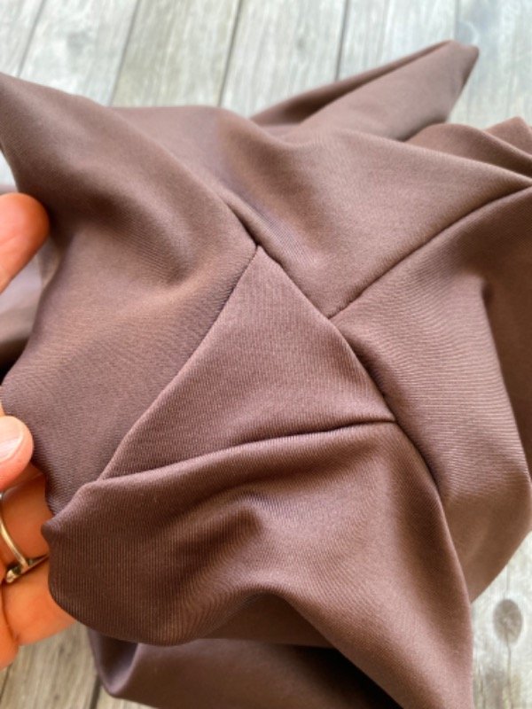 Calza corta de color mocca — imagen 3