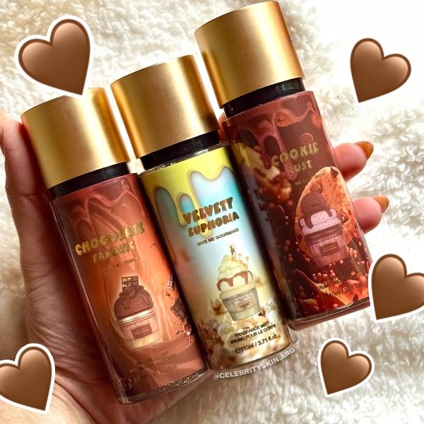 Producto - BODY SPLASH CON GLITTER DORADO CHOCOLATE Y VAINILLA X 3 UNIDADES