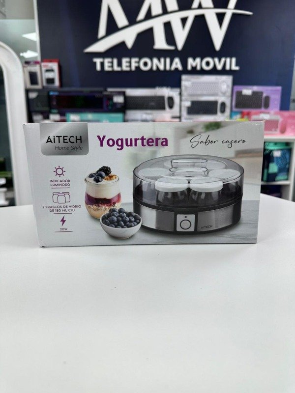 Producto - Yoguerera Electrica 7 Frascos 180ML Aitech AIYM010100N