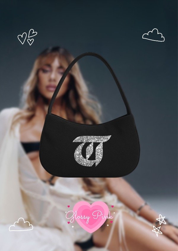 Producto - Mini Mini Bag TTT glitter plateado - VINILO TEXTIL