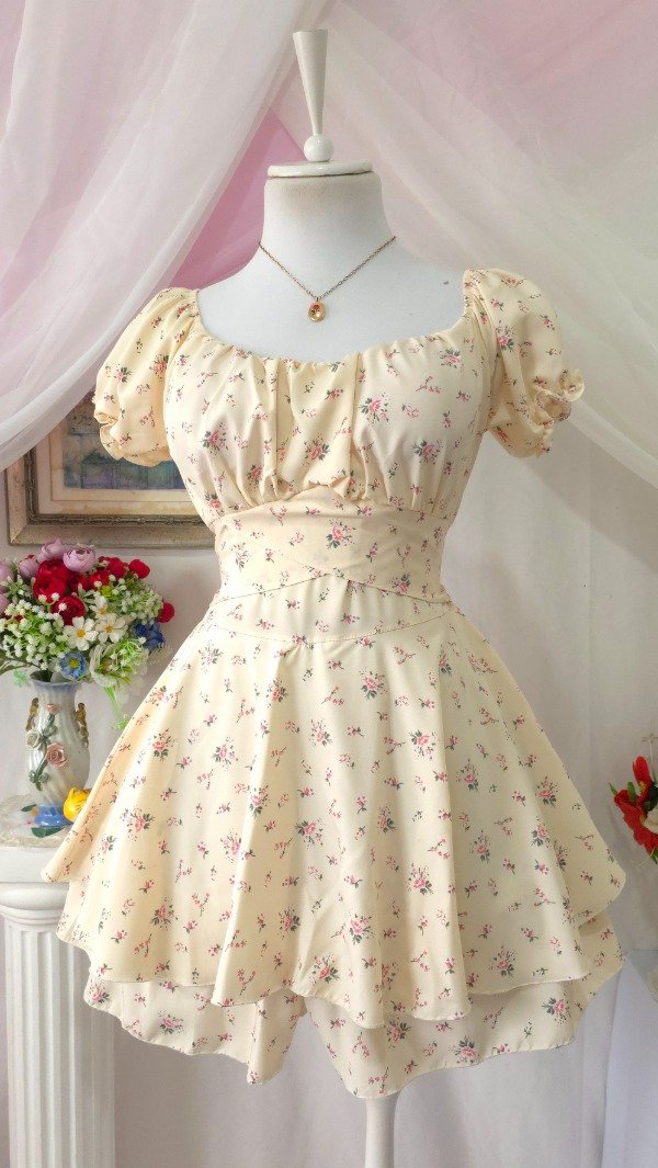 Producto - Vestido Coquette Nina Estampado Nude! Plus Size - IMPORTADO NUEVO