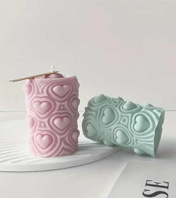 Producto - Molde cilindro con Corazones
