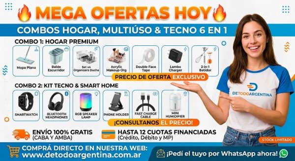 Producto - MEGA COMBO HOGAR PREMIUM 6 en 1 - 0