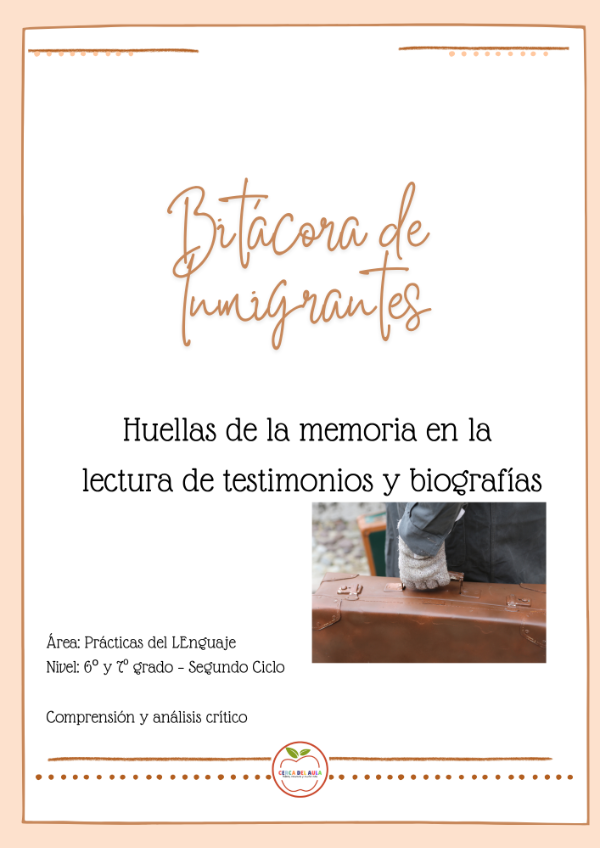 Producto - Bitácoras de inmigrantes Lecturas de testimonios y biografías 6to y 7mo - 0
