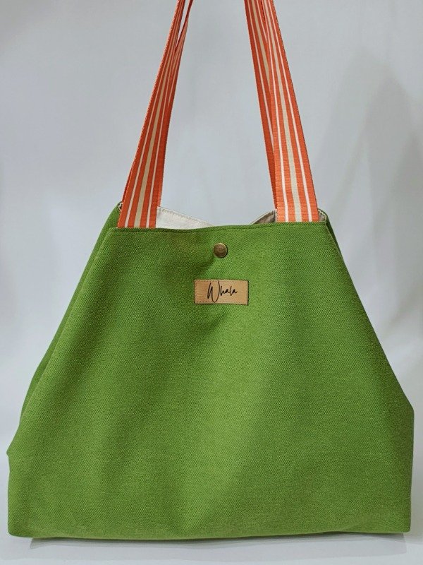Producto - Bolso Carmela - Verde y Naranja
