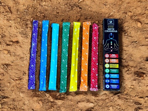 Producto - Sahumerios "7 chakras" (7x3) x21 u.