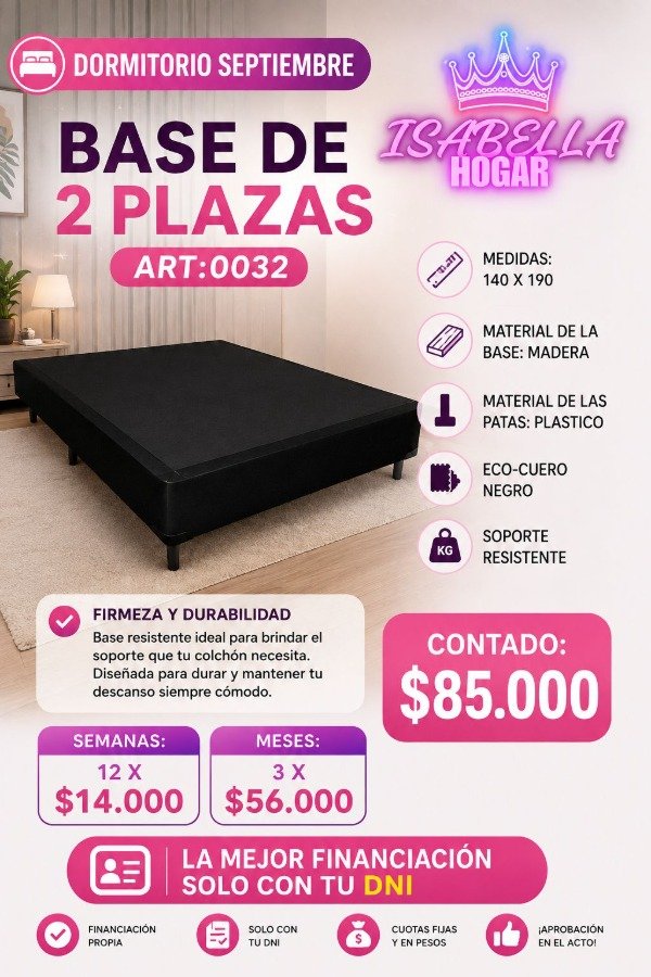 Producto - BASE DE 2P