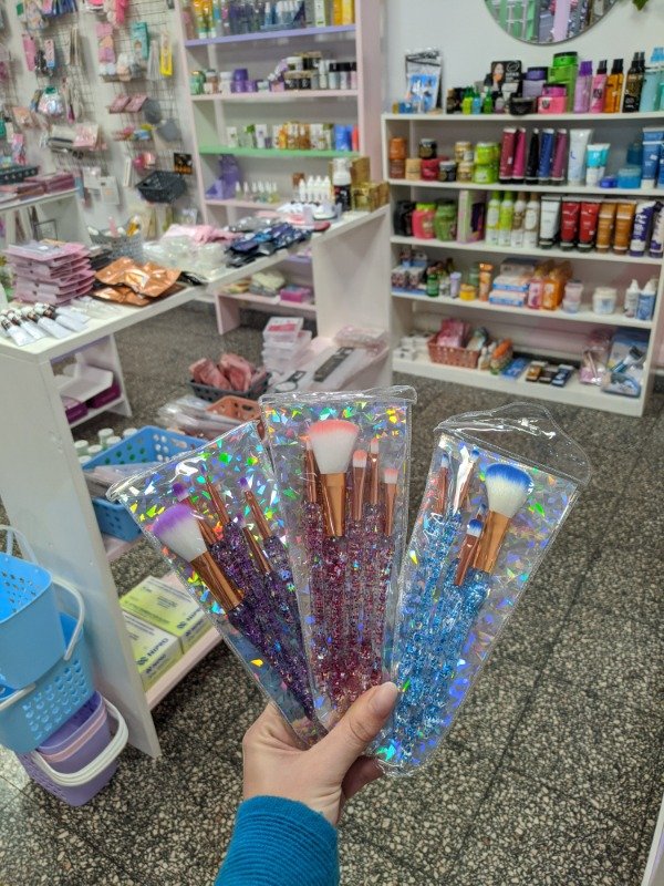 Producto - Set de brochas glitter