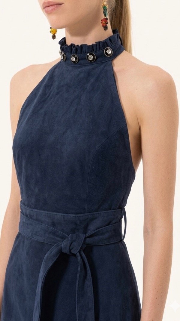 Producto - Vestido cuero ovino Jazmín Chebar