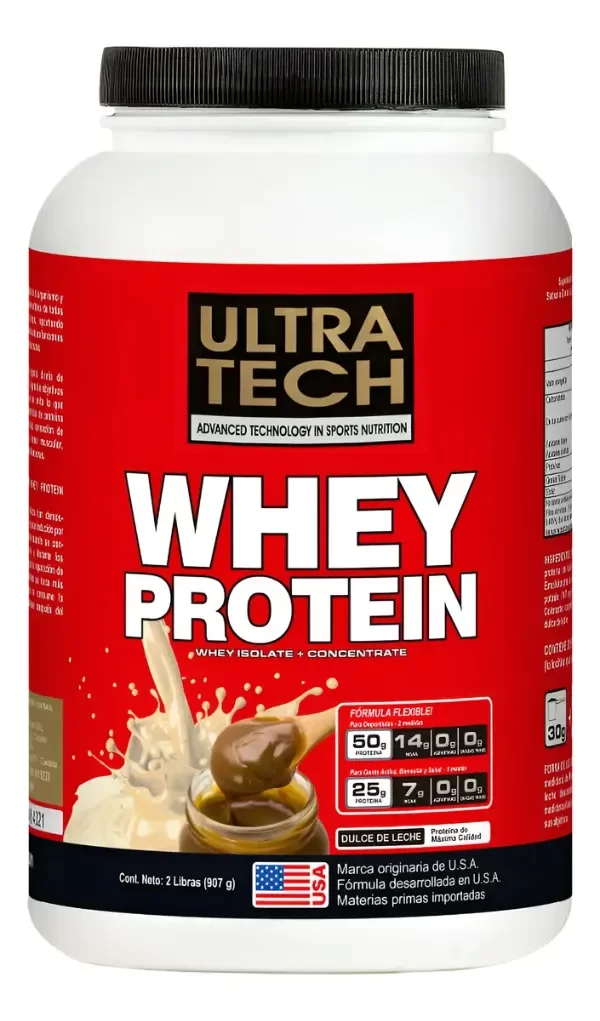 Producto - Whey Protein Dulce de Leche x 2 lb Ultratech