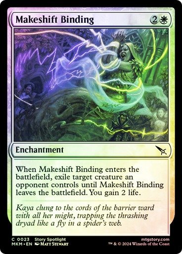 Producto - Makeshift Binding Foil  Ravnica: Murders at Karlov Manor