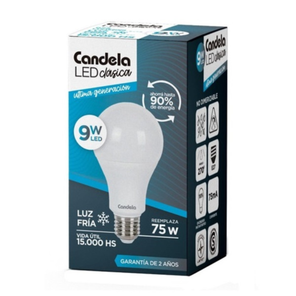 Producto - focos leds 9 wats [CANDELA]