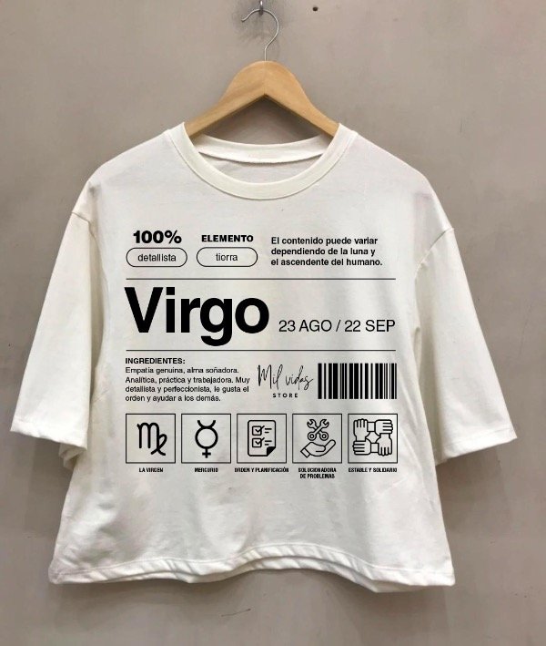 Producto - Remera Horóscopo Virgo