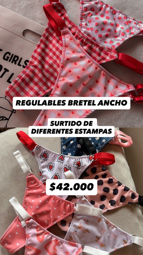 Producto - PROMO DOCENA REGULABLES BRETEL ANCHO SURTIDAS
