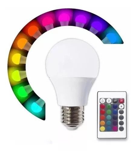 Producto - Foco Led RGB de 9W C/Control HYTOSHY